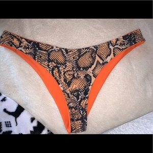 ZAFUL snake print bikini bottoms